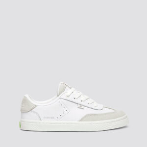 TOCA White Premium Leather Smoke White Suede Sneaker