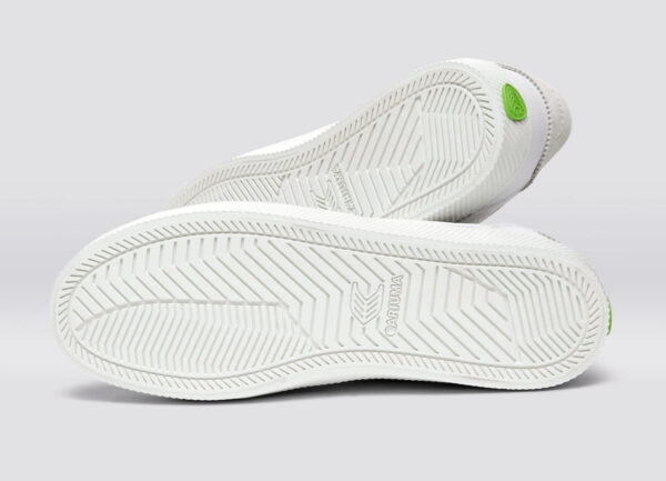 TOCA White Premium Leather Smoke White Suede Sneaker - Image 7