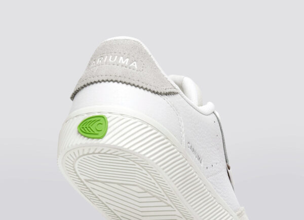 TOCA White Premium Leather Smoke White Suede Sneaker - Image 8