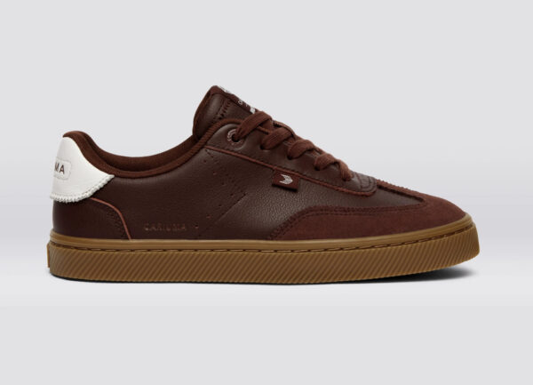 TOCA Coffee Brown Diamond Leather Brown Suede Sneaker - Image 3