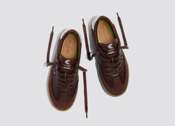 TOCA Coffee Brown Diamond Leather Brown Suede Sneaker - Image 7