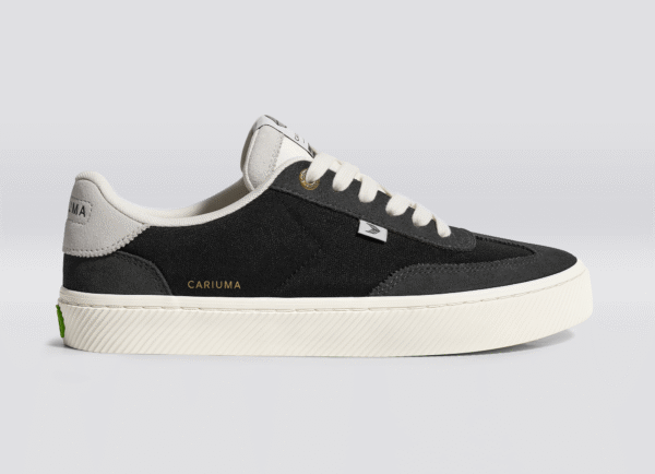 TOCA Ash Grey Suede Black Nylon Sneaker - Image 3