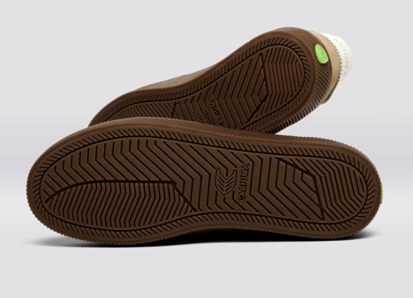 TOCA Teak Light Cream Nylon Latte Suede Sneaker - Image 5