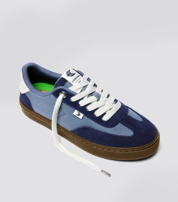 TOCA Teak Mirage Blue Nylon Bright Navy Suede Sneaker - Image 2