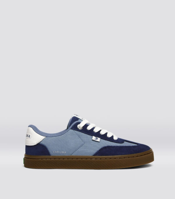 TOCA Teak Mirage Blue Nylon Bright Navy Suede Sneaker