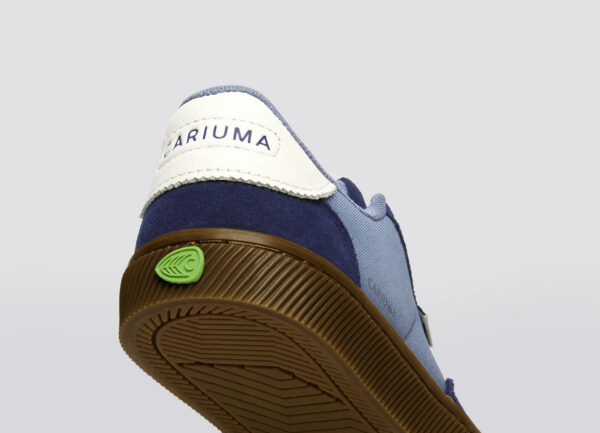 TOCA Teak Mirage Blue Nylon Bright Navy Suede Sneaker - Image 6