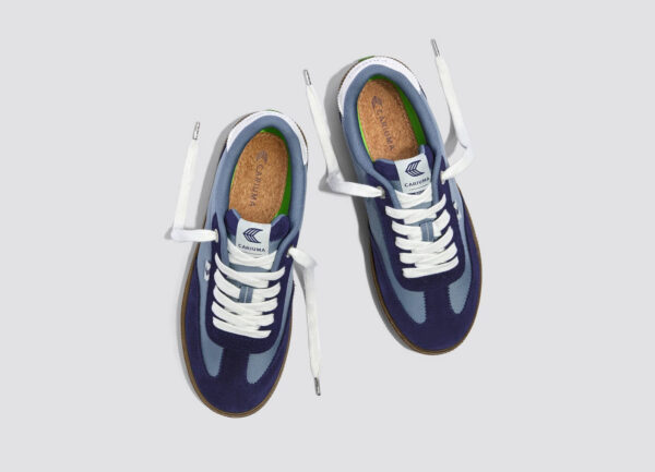 TOCA Teak Mirage Blue Nylon Bright Navy Suede Sneaker - Image 7